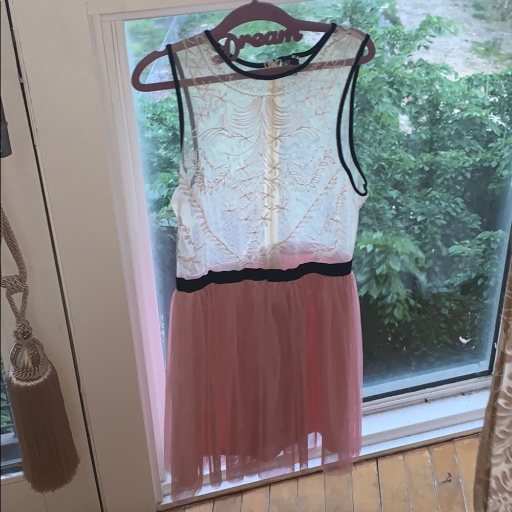 Causal lovely pink dress